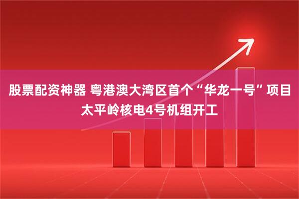 股票配资神器 粤港澳大湾区首个“华龙一号”项目太平岭核电4号机组开工